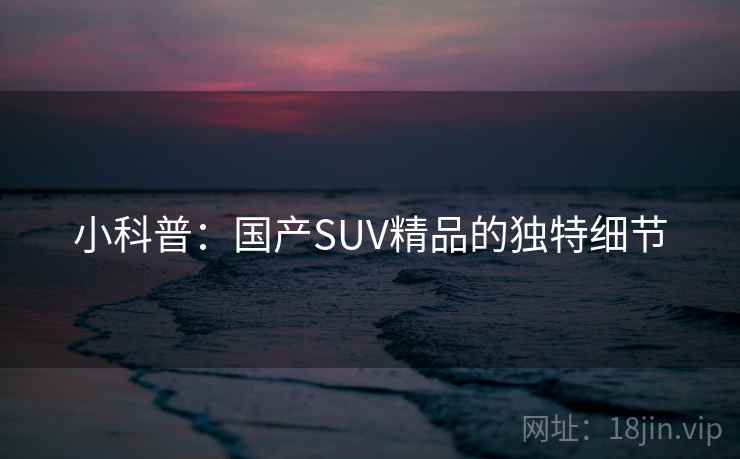 小科普:国产SUV精品的独特细节 小科普:国产SUV精品的独特细节